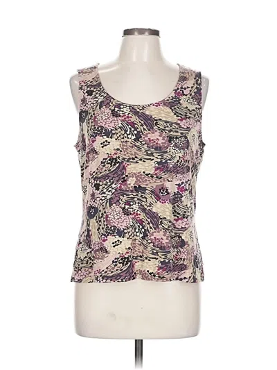 Pre-owned Jjill Tank Top Purple Sweetheart Neckline Tops