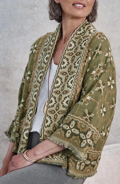 Jjill J.jill Textured Jacquard Reversible Jacket