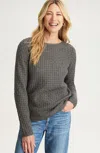 Jjill J.jill Textured-stitch Pullover Sweater In Gray