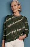 Jjill J.jill Tie-dyed French Terry Sweatshirt