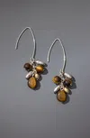 Jjill J.jill Tiger's-eye Beaded Earrings In Multi