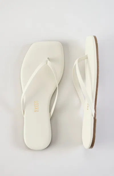 Jjill Tkees Square-toe Lily Sandals In White