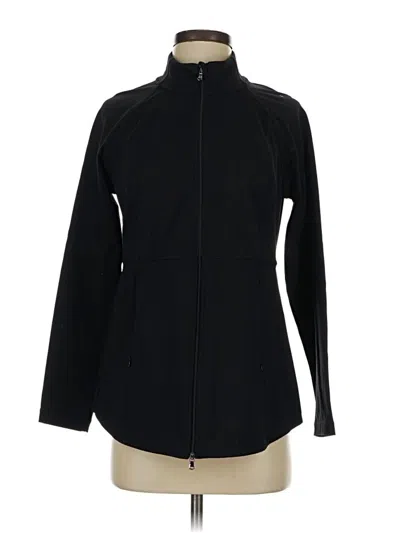 Pre-owned Jjill Track Jacket In Black