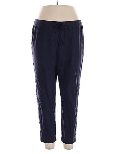 Pre-owned Jjill Track Pants In Blue