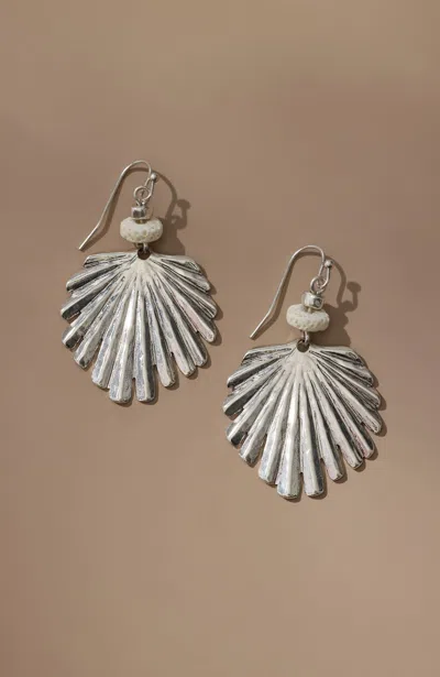 Jjill J.jill Tropical Palm Leaf Earrings