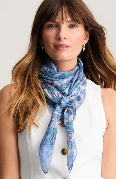 Jjill Tropical Silk Square Scarf