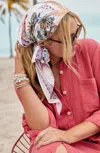 Jjill J.jill Tropics Embroidered Diamond Scarf