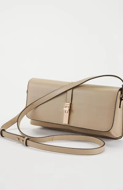 Jjill Turn-lock Crossbody In Shiitake