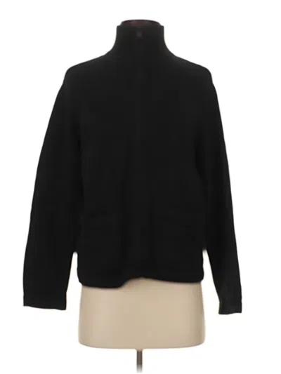 Pre-owned Jjill Turtleneck Sweater In Black