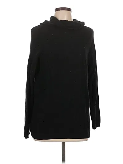 Pre-owned Jjill Turtleneck Sweater In Black