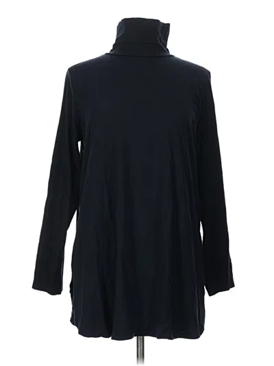 Pre-owned Jjill Turtleneck Sweater In Black