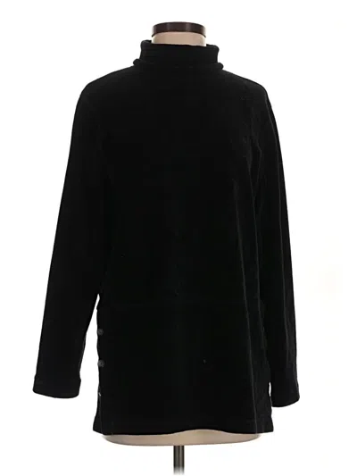Pre-owned Jjill Turtleneck Sweater In Black