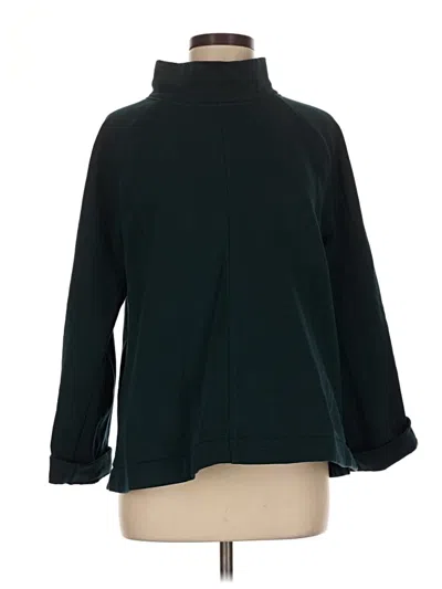 Pre-owned Jjill Turtleneck Sweater In Black