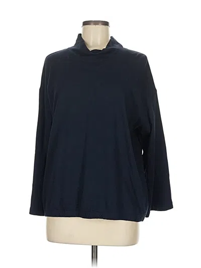Pre-owned Jjill Turtleneck Sweater In Blue