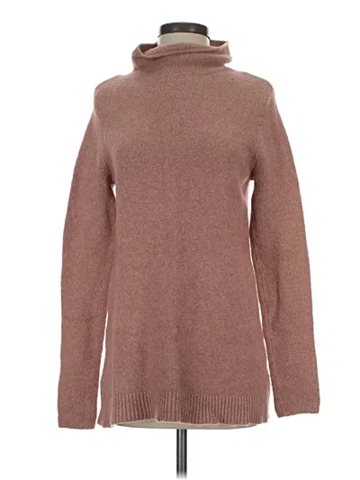 Pre-owned Jjill Turtleneck Sweater In Brown