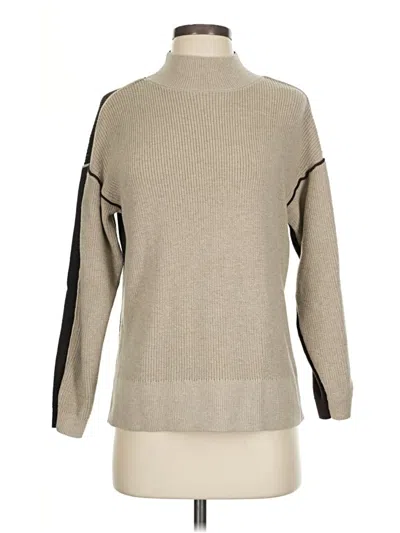Pre-owned Jjill Turtleneck Sweater In Brown