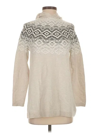 Pre-owned Jjill Turtleneck Sweater In Brown