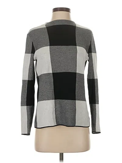 Pre-owned Jjill Turtleneck Sweater In Gray