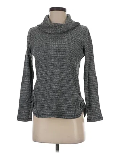 Pre-owned Jjill Turtleneck Sweater In Gray
