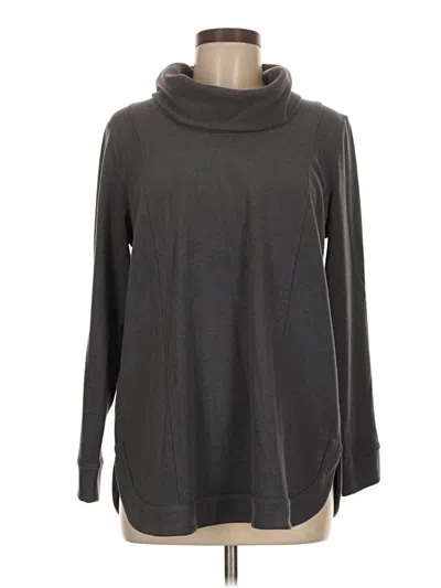 Pre-owned Jjill Turtleneck Sweater In Gray