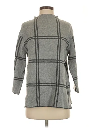 Pre-owned Jjill Turtleneck Sweater In Gray