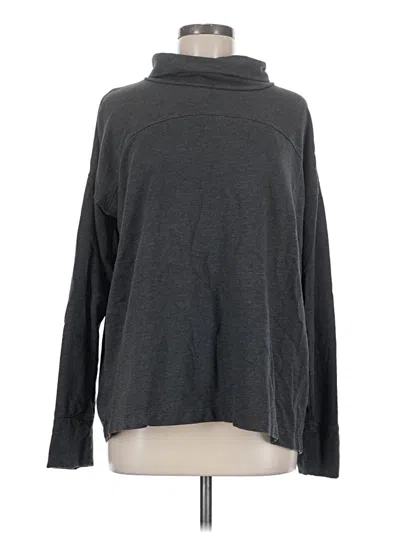 Pre-owned Jjill Turtleneck Sweater In Gray