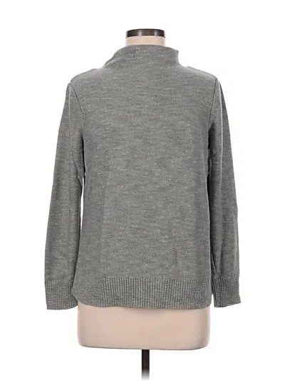 Pre-owned Jjill Turtleneck Sweater In Gray