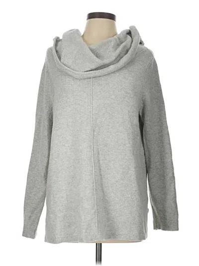 Pre-owned Jjill Turtleneck Sweater In Gray