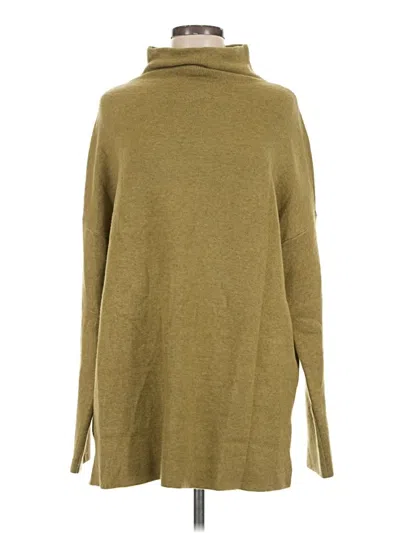 Pre-owned Jjill Turtleneck Sweater In Green