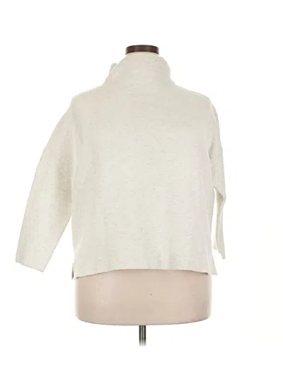 Pre-owned Jjill Turtleneck Sweater In Ivory