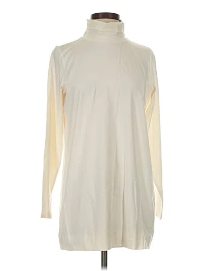 Pre-owned Jjill Turtleneck Sweater In Ivory