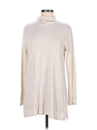 Pre-owned Jjill Turtleneck Sweater In Ivory