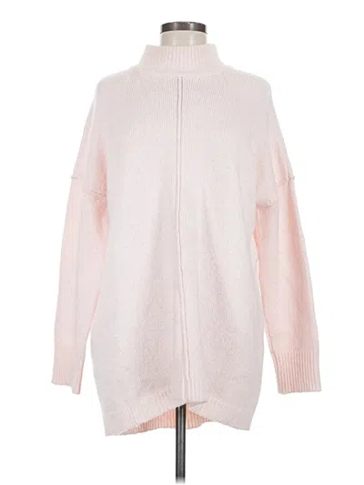 Pre-owned Jjill Turtleneck Sweater In Pink