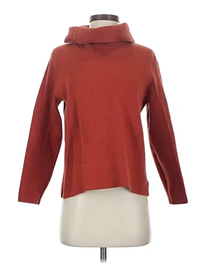 Pre-owned Jjill Turtleneck Sweater In Red