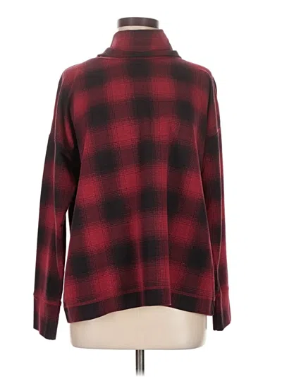 Pre-owned Jjill Turtleneck Sweater In Red