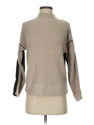 Pre-owned Jjill Turtleneck Sweater In Tan