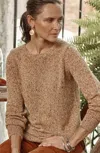 Jjill J.jill Tweed Pullover Sweater In Gingerbread Multi
