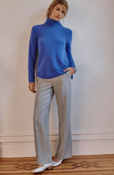 Jjill J.jill Tweed Wide-leg Trousers In Black Multi