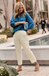 Jjill J.jill Twill Knit-waist Slim-leg Pants