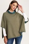 Jjill J.jill Two-tone Sweater Poncho