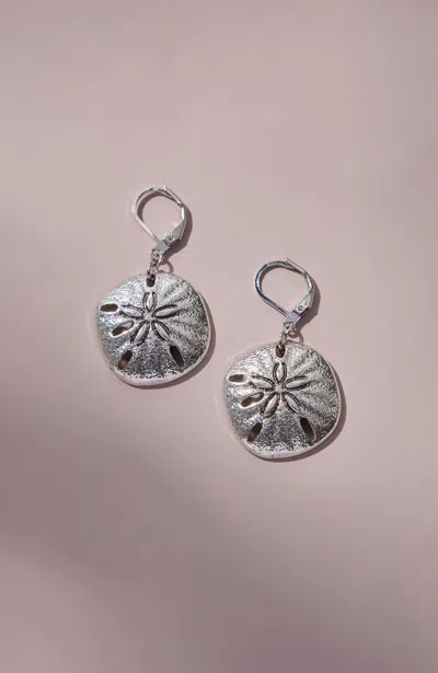 Jjill J.jill Under-the-sea Sand Dollar Earrings