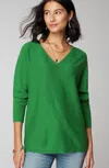 Jjill J.jill V-neck Dolman Pullover Sweater In Rainforest