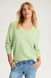 Jjill J.jill V-neck Dolman-sleeve Sweater In Green