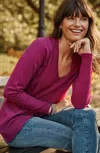 JJILL J.JILL V-NECK SWEATER TUNIC