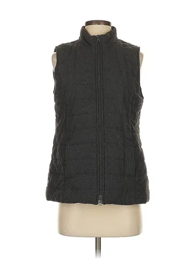 Pre-owned Jjill Vest In Black