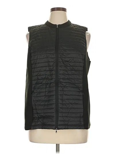Pre-owned Jjill Vest In Black