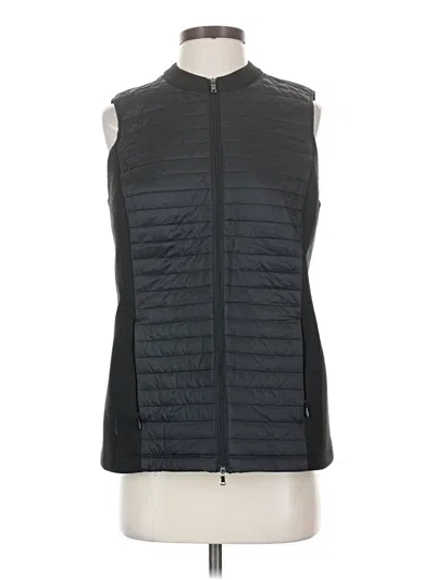 Pre-owned Jjill Vest In Black