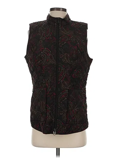 Pre-owned Jjill Vest In Black