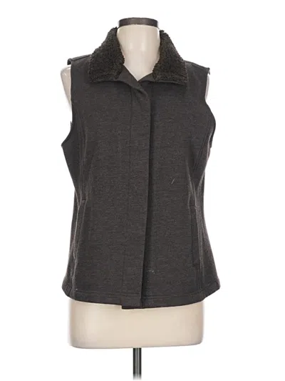 Pre-owned Jjill Vest In Gray