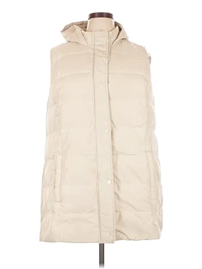 Pre-owned Jjill Vest In Ivory